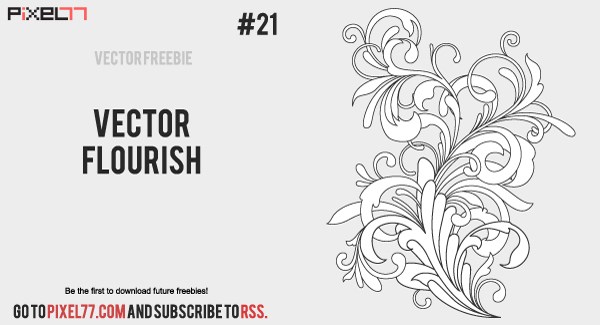 600x325 Free Download Of Free Vector Flourish Vector Graphic
