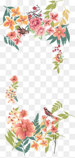 Free Vector Flower Border
