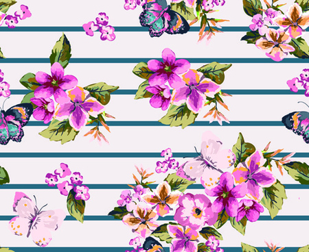 Flower Pattern Free Vector Download 450x368 Flower Pattern Free Vector Download
