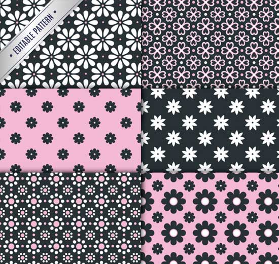 Floral Patterns Repeating Vector Backgrounds 550x521 Floral Patterns Repeating Vector Backgrounds