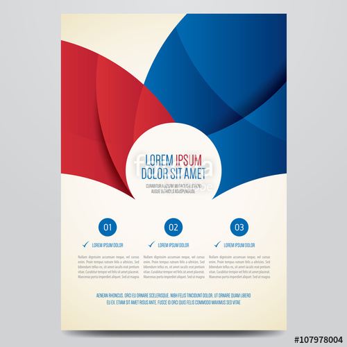 500x500 Flyer, Brochure, Annual Report, Magazine Cover Vector Template