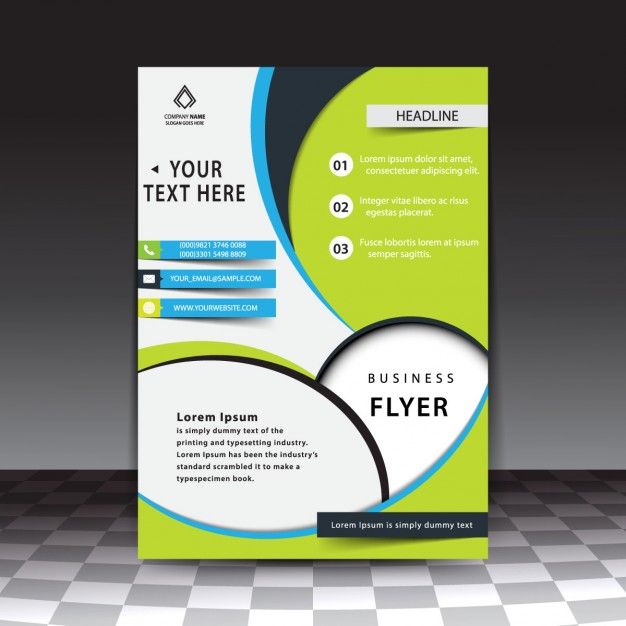 626x626 Modern Stylish Business Flyer Template Free Vector Flyer
