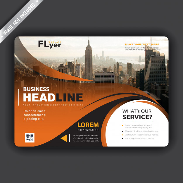 626x626 Wavy Vector Flyer Free Vector