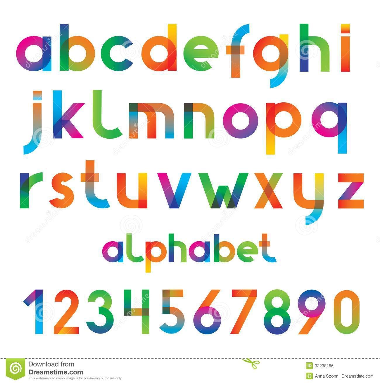 1300x1316 Free Colorful Fonts Royalty Free Stock Image Colorful Vector