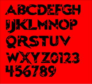 300x276 Raptor Alternatively Font's Logo Vector