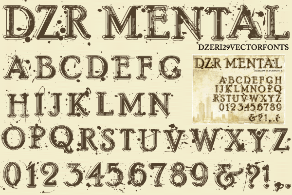 600x400 Vector Fonts Free