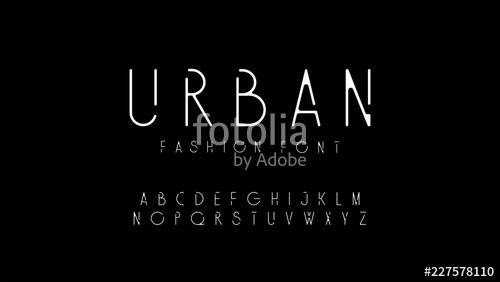 500x282 Urban Fashion Modern Alphabet Designs For Logo, Poster