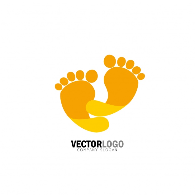626x626 Footprints Logo Design Vector Free Download