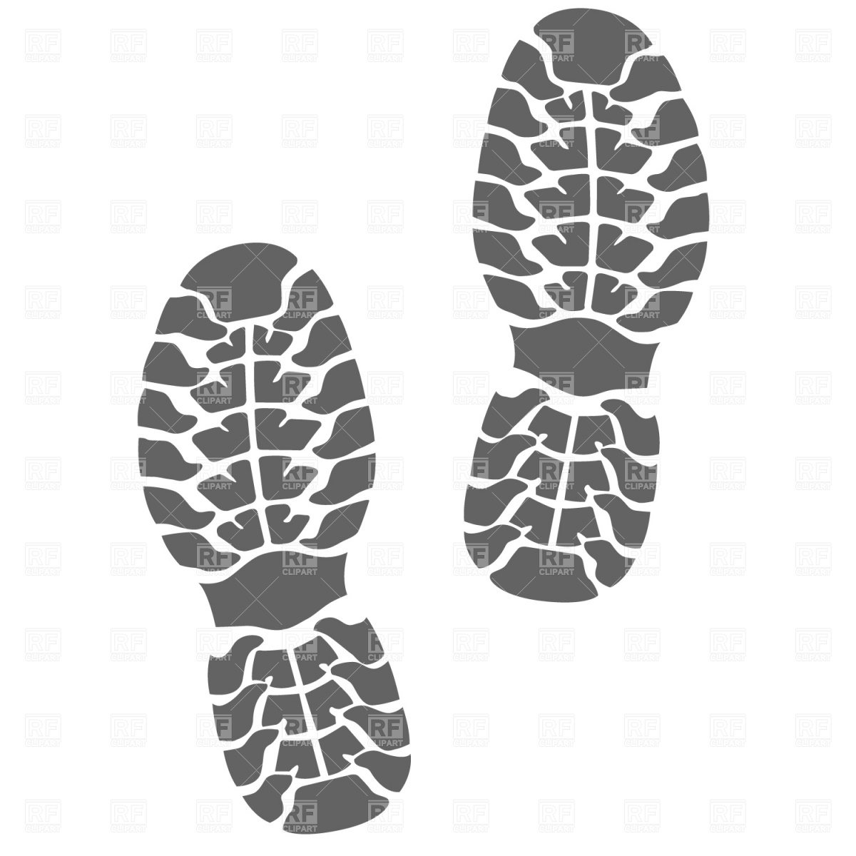 1200x1200 Shoe Tracks Vector Image Of Silhouettes, Outlines Prague