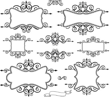 447x393 Simple Frames And Borders Vector Images