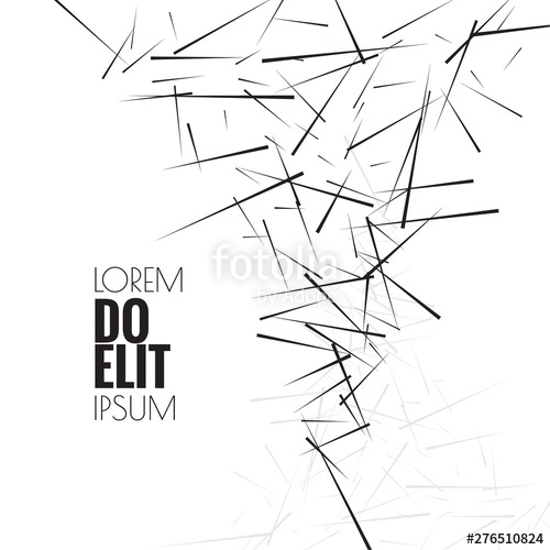 500x500 Abstract Background With Random Irregular Lines Vector Geometric