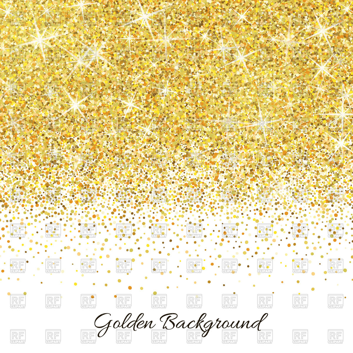 1200x1200 Gold Glitter Background Vector Image Of Backgrounds, Textures