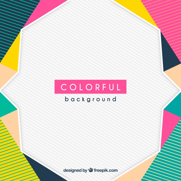 626x626 Colorful Geometric Background Vector Free Download