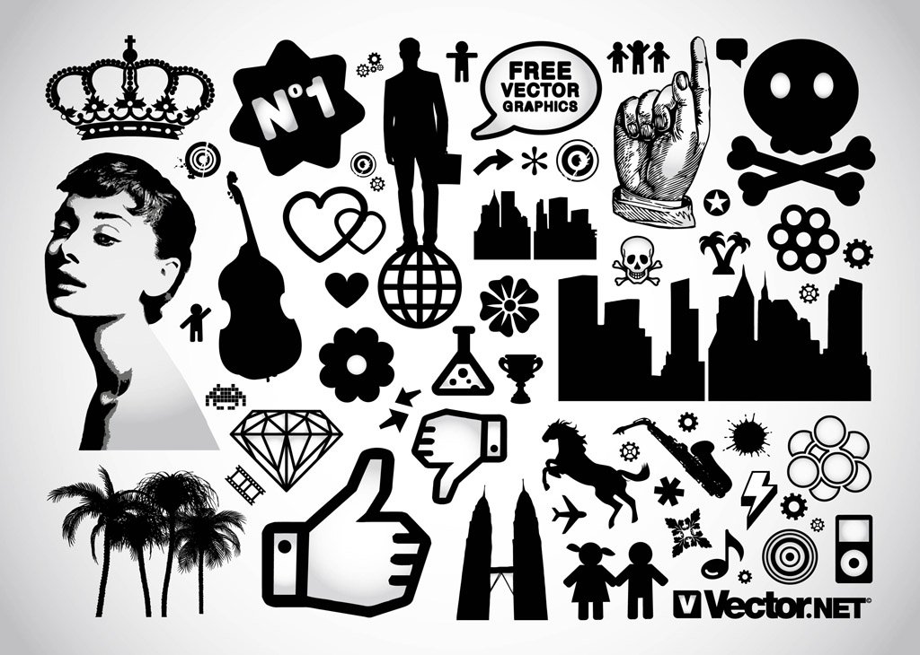 1024x730 Design Elements Vector Pack Vector Art Graphics