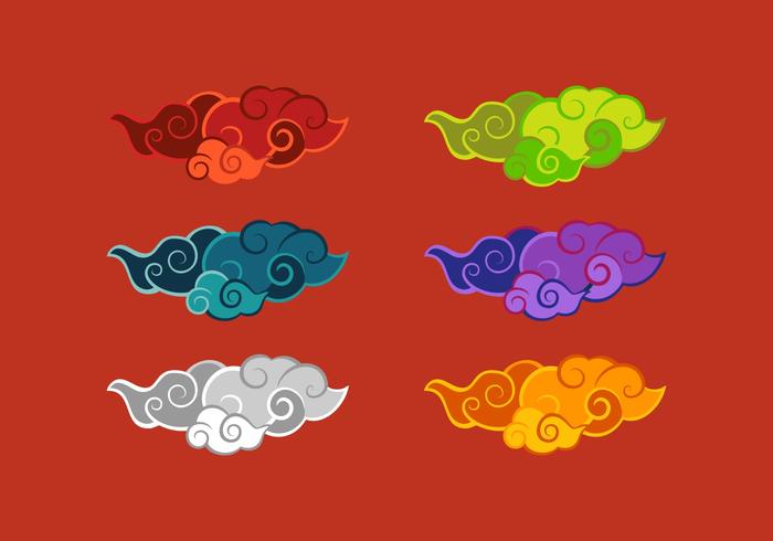 700x490 Free Chinese Cloud Vector