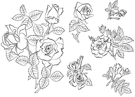 452x326 Hand Drawing Flowers Free Vector Download