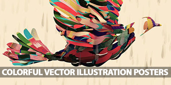 597x298 Colorful Vector Illustration Posters Vector Graphic Design