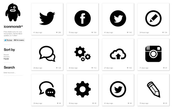 580x365 Clean And Nicely Designed Vector Icons For Free Web