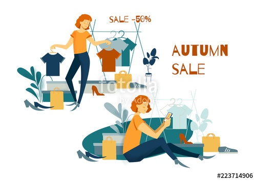 Group Of People Shopping Purchases Online Shoping Stock Image 500x354 Group Of People Shopping Purchases Online Shoping Stock Image