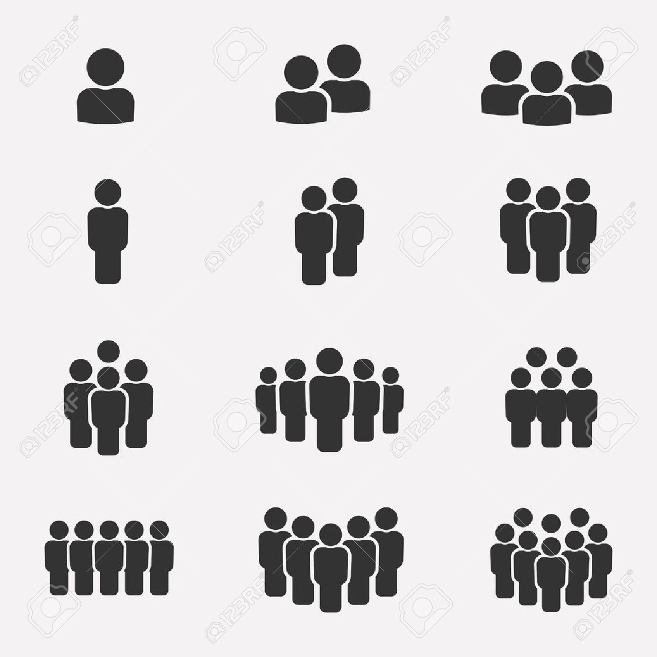 Group Of People Icon Vector 1300x1300 Group Of People Icon Vector