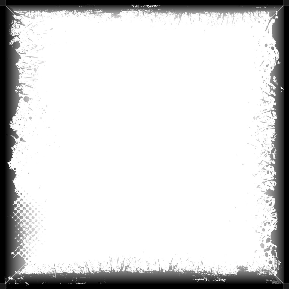 1000x1000 Grunge Frame Vector Royalty Free Stock Image