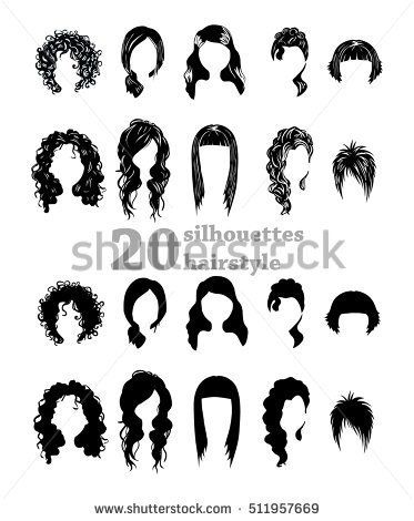 373x470 Twenty Silhouettes Hairstyles Deva Curl Shadow Box