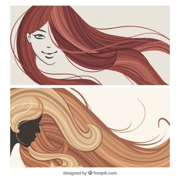 626x626 Woman Hairstyles Vector Free Download
