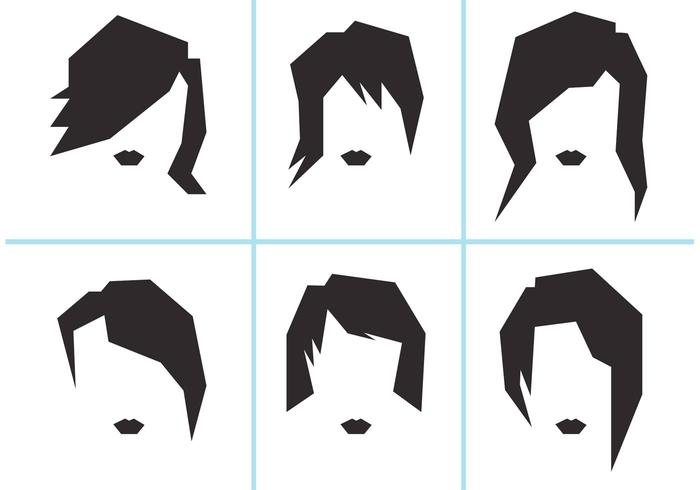700x490 Free Vector Women Hairstyles