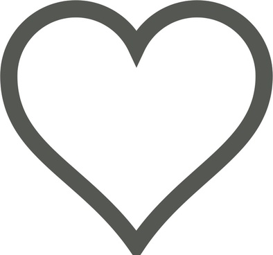 Free Vector Heart Outline at Vectorified.com | Collection of Free ...