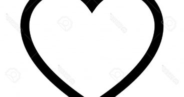 367x195 Vector Heart Outline Clip Art Archives