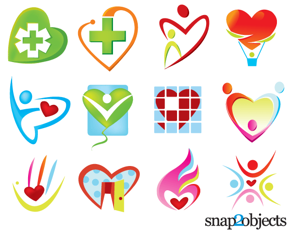 600x480 Free Free Vector Heart Shaped Logo Templates Files, Vectors