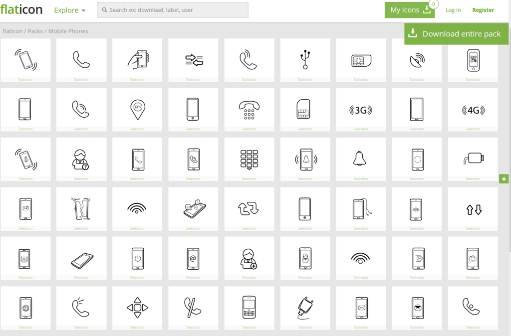 1024x674 Free Mobile Icon Sets To Use In Your App