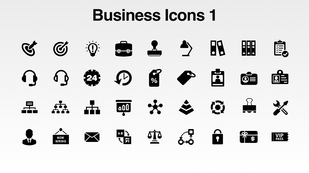 1000x563 Download Free Vector Icon Pack For Presentations