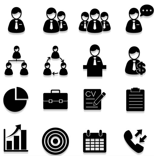 518x516 Business With People Icons Vectors Graphics Free Download