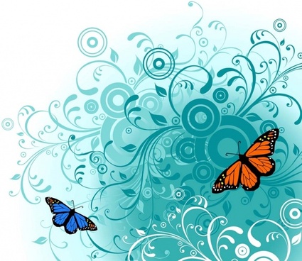 425x368 Butterfly Free Vector Download