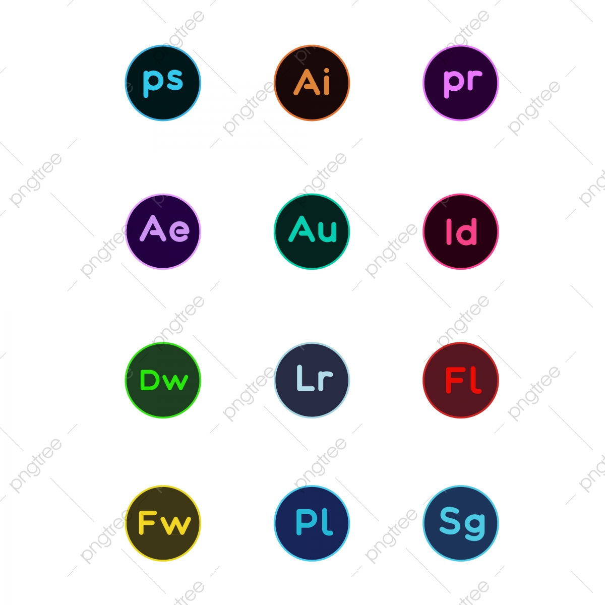 1200x1200 Adobe Software, Photoshop, The Illustrator Png And Vector