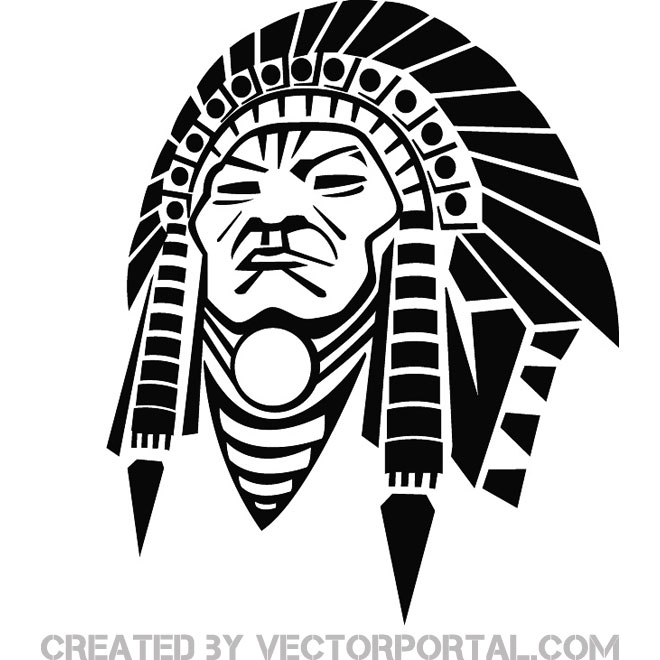 660x660 Indian Chief Free Vector