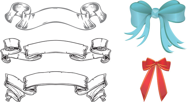 Banner And Ribbon Vector Download Free 620x340 Banner And Ribbon Vector Download Free