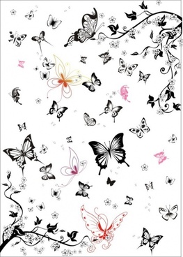 Butterfly Free Vector Download 263x368 Butterfly Free Vector Download