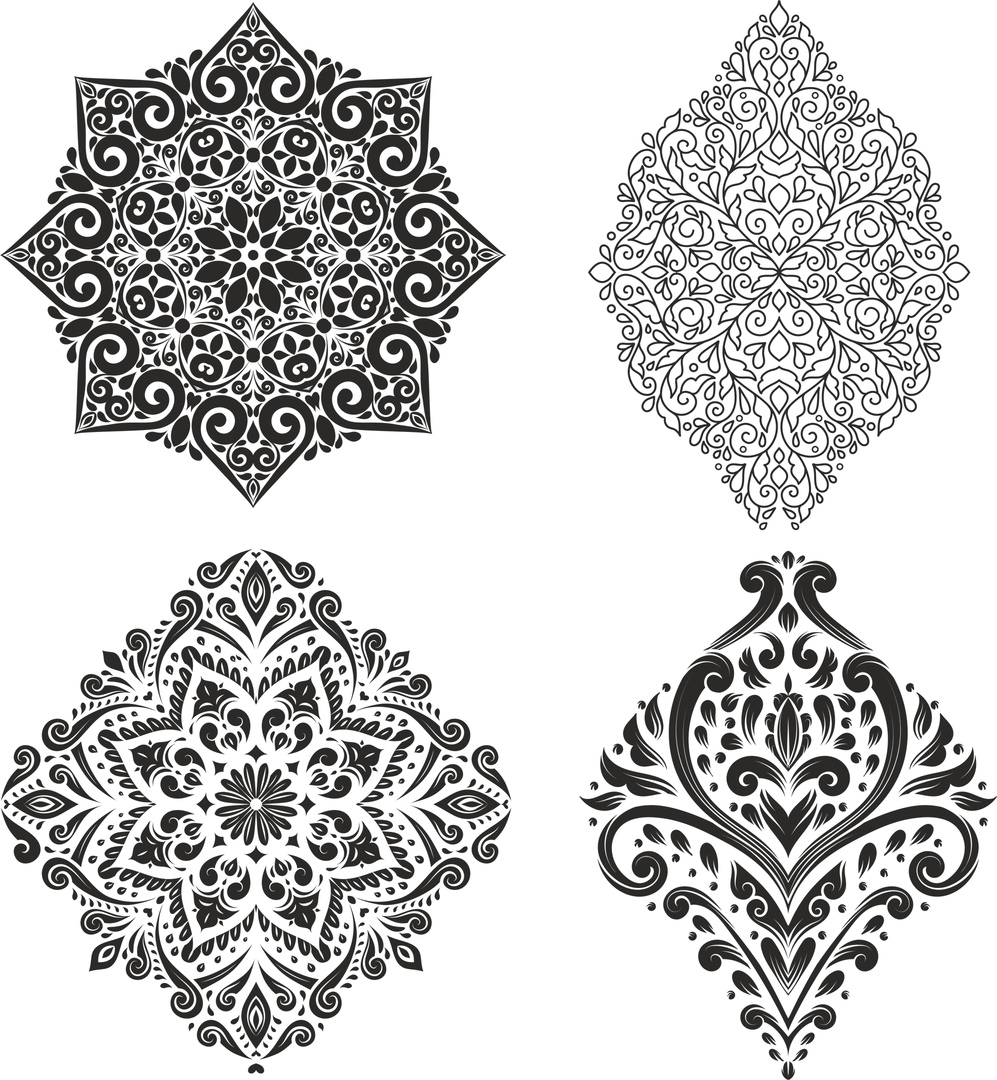 Decor Vector Set Free Vector Download In Cdr 997x1080 Decor Vector Set Free Vector Download In Cdr