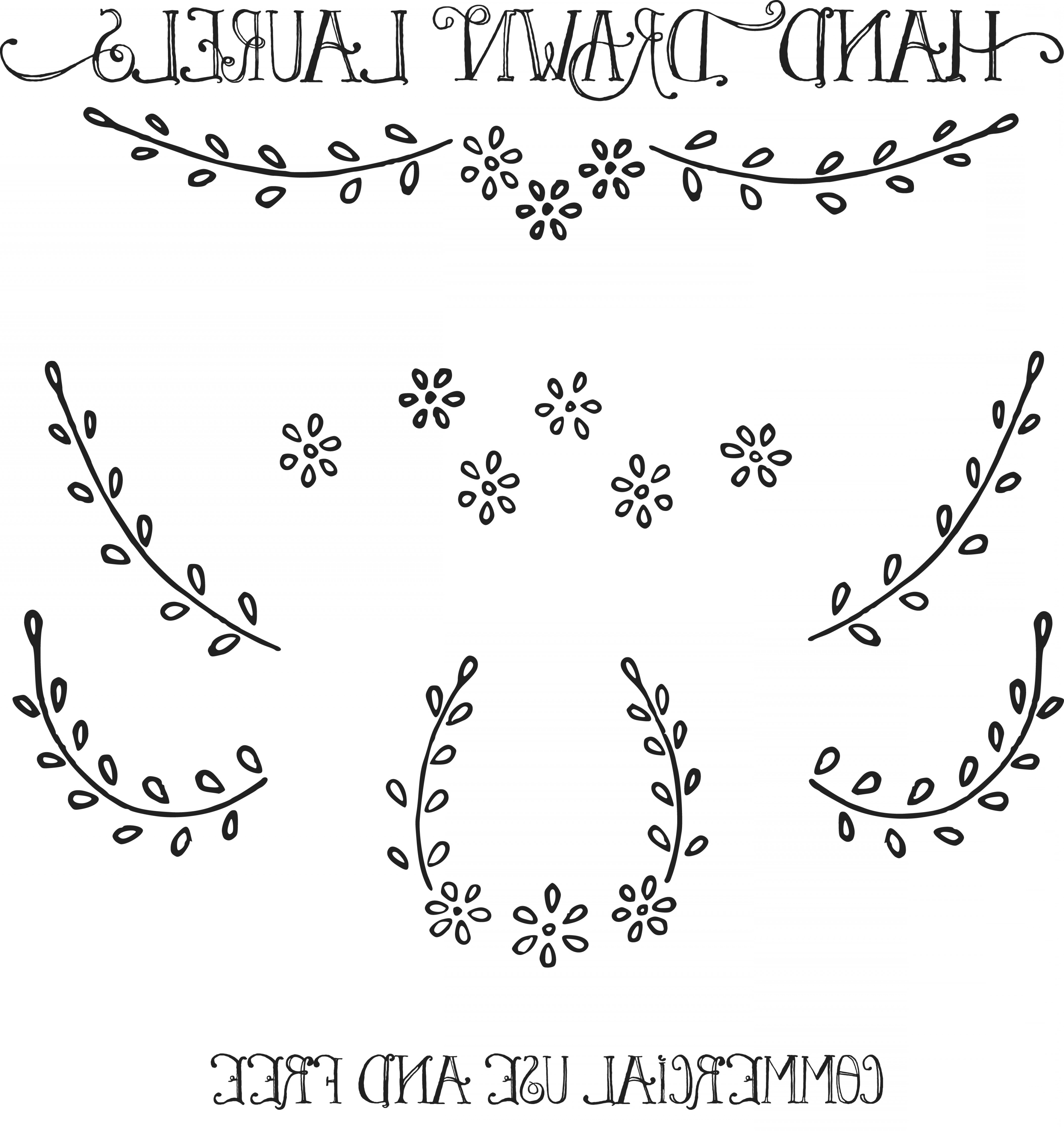 4212x4478 Royalty Free Images Hand Drawn Laurels Clip Art Vectors Geekchicpro