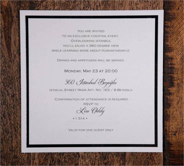 Best Business Invitation Card Template Free Vector Download 600x542 Best Business Invitation Card Template Free Vector Download