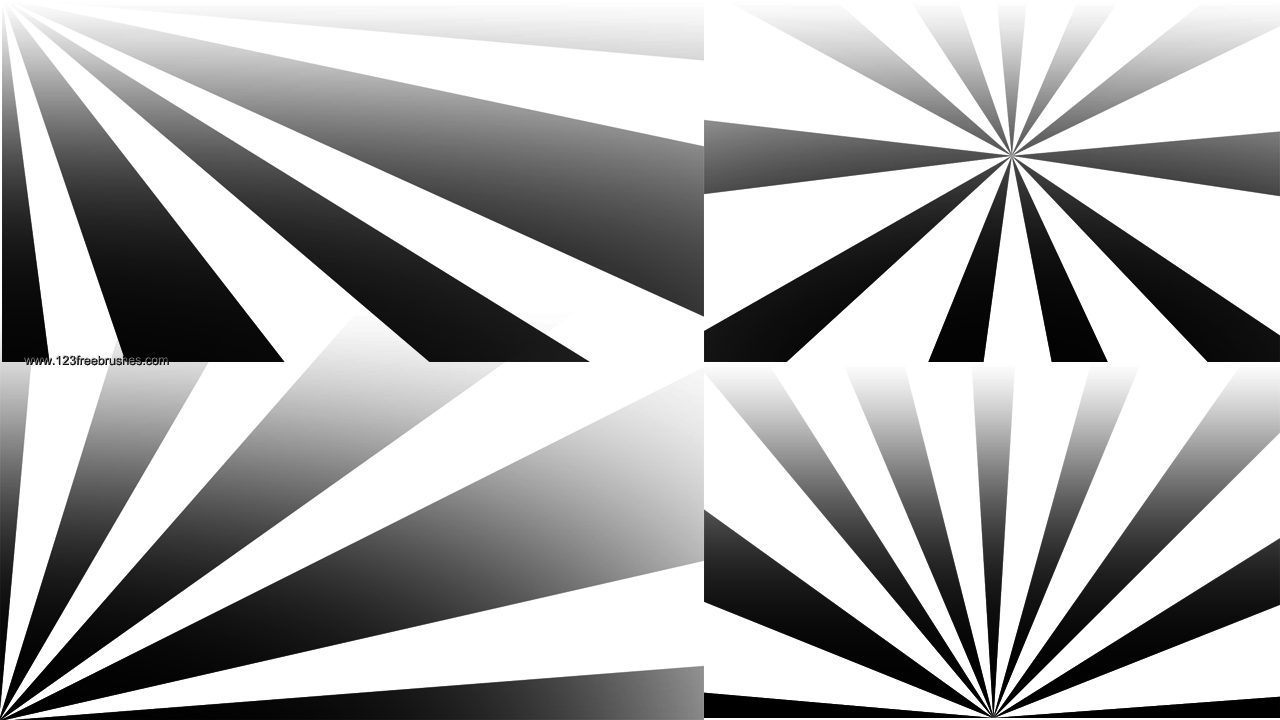 1280x720 Sunburst Vector Photoshop Free Brushes