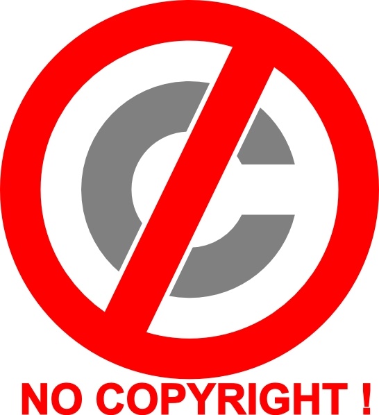 546x598 No Copyright Icon Clip Art Free Vector In Open Office Drawing