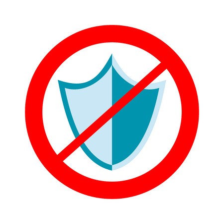 450x450 No Protection Sign Unsafe, Danger, Harm Sign Royalty Free