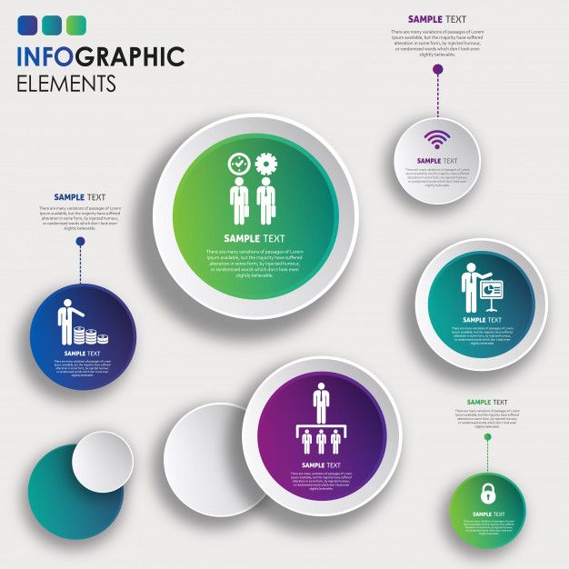 626x626 Colorful Vector Infographics Design Download Thousands Of Free