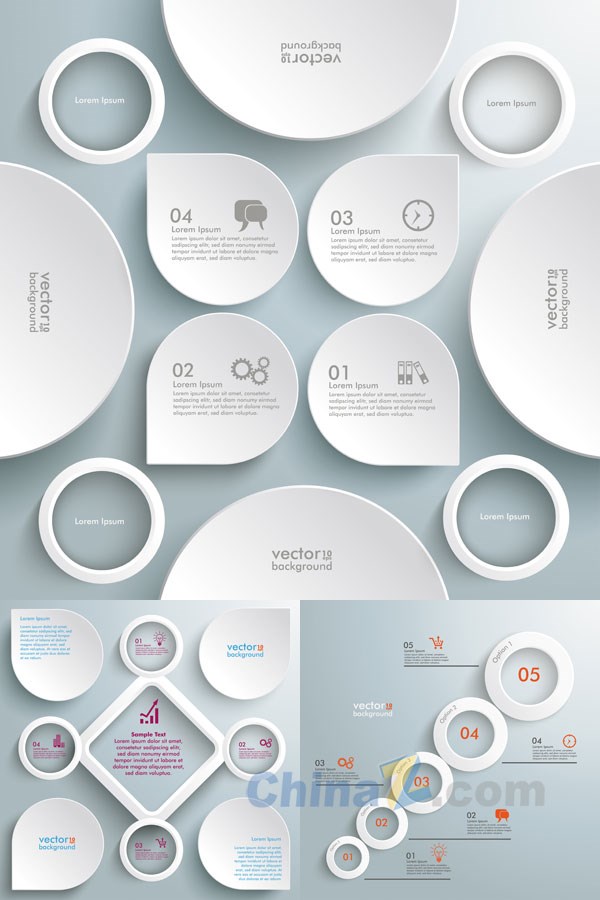 600x900 Best Free Infographic Vector Templates