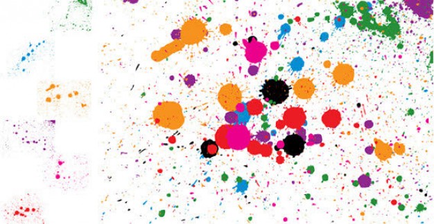 626x324 Ink Spray Splatter Vector Vector Free Download
