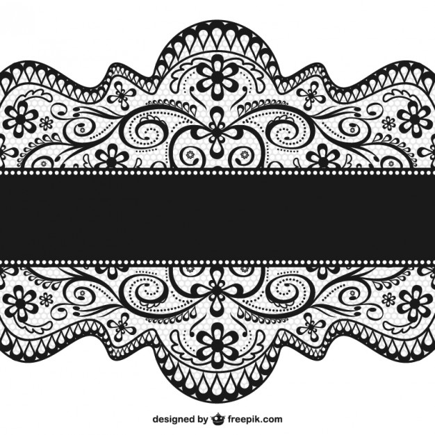 626x626 Lace Blackdround Design Vector Free Download