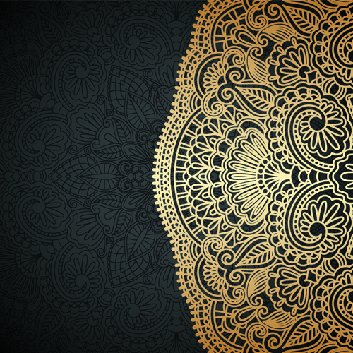 500x500 Lace Decorative Pattern Vector Background For Free Download